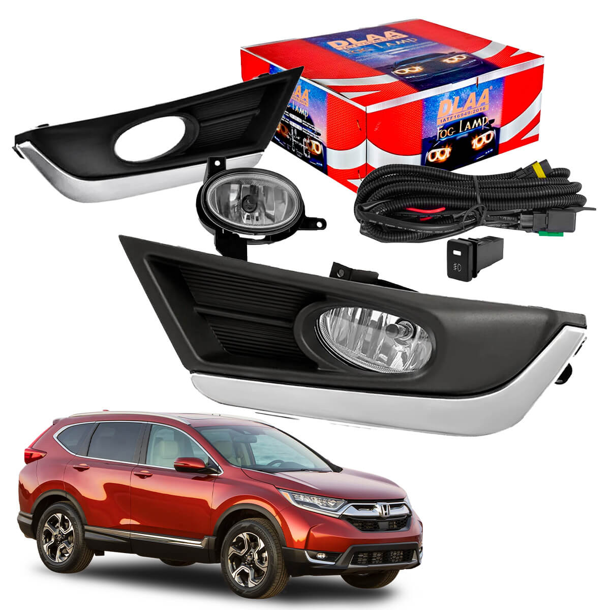 exploradoras honda crv 2020, luces honda crv, faros niebla h8, honda crv neblineras, accesorios crv 2020, iluminación honda, farolas auxiliares crv