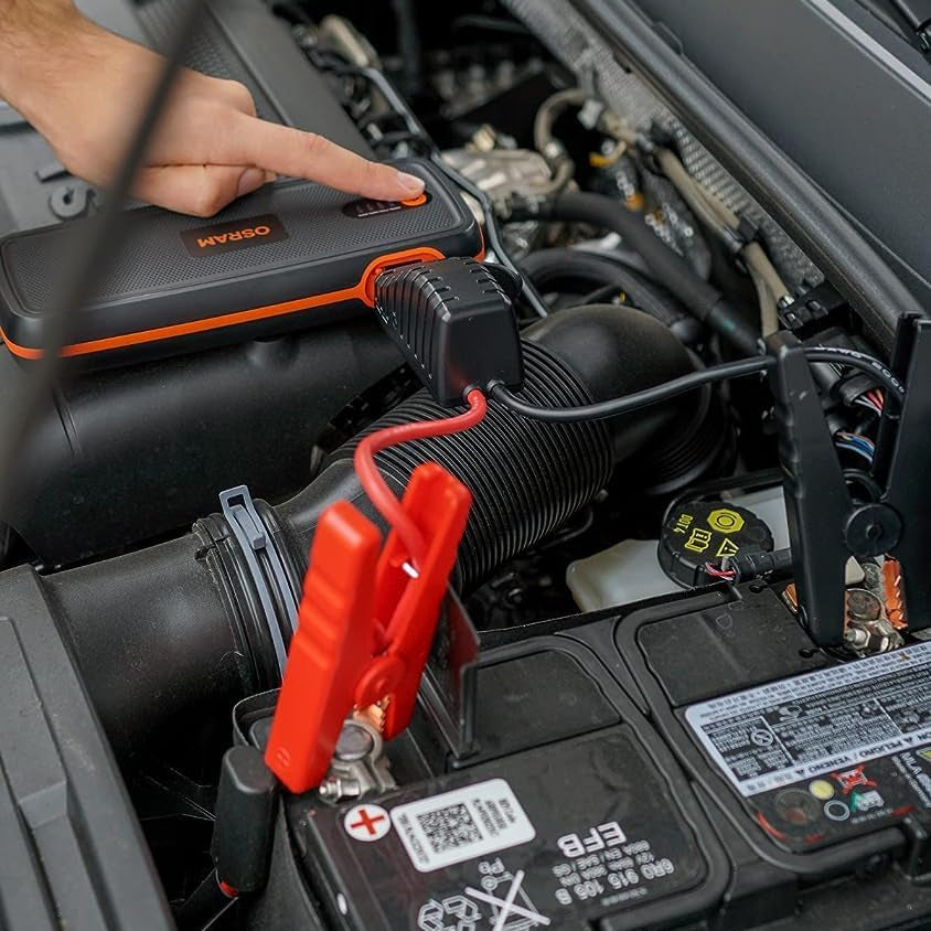 arrancador batería osram, iniciador 400A, powerbank para carro, jump starter potente, batería portátil auto, arrancador emergencia coche, osram batería 12V