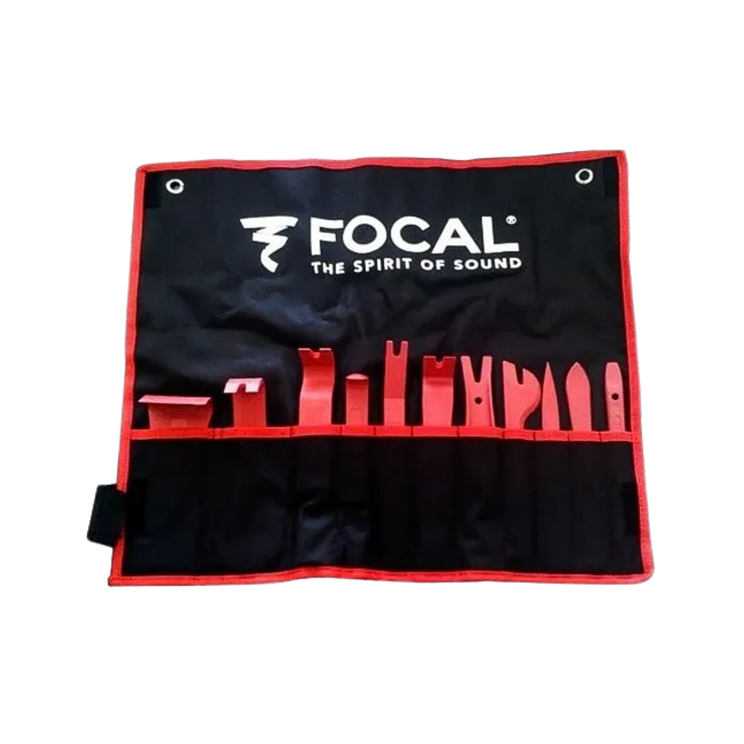 juego saca pines focal, herramientas desmontar molduras, kit clips interiores auto, set saca pines 11 piezas, herramientas de nailon automotrices, extractor de paneles auto, herramientas para tapicería, saca pines sin rayar, herramientas para radios y molduras, kit reparación interiores auto, herramientas para desmontar clips

