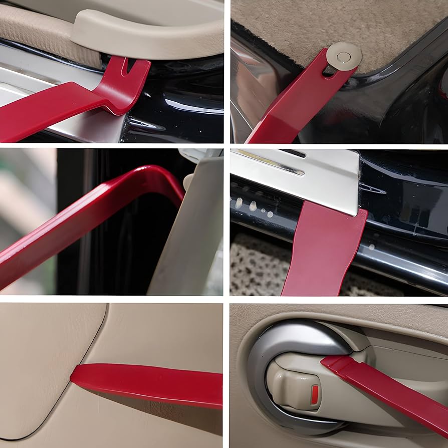 juego saca pines focal, herramientas desmontar molduras, kit clips interiores auto, set saca pines 11 piezas, herramientas de nailon automotrices, extractor de paneles auto, herramientas para tapicería, saca pines sin rayar, herramientas para radios y molduras, kit reparación interiores auto, herramientas para desmontar clips

