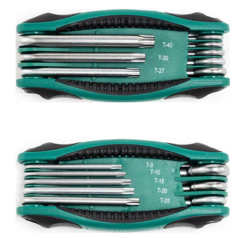 llaves torx sata, juego de torx plegables, torx 8 piezas, llaves estrella SATA, herramientas automotrices, torx profesional, torx acero aleado, torx con empuñadura, llaves torx industriales, llaves SATA con garantía, torx ergonómicas, torx punta biselada, llaves torx organizadas