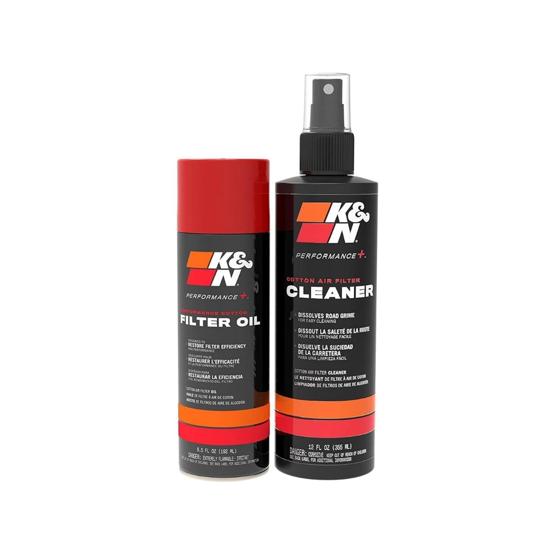 kit limpieza filtros K&N, mantenimiento filtros de aire, power kleen K&N, aceite rojo filtro K&N, restaurar filtro de alto flujo, kit para filtros aceitados, limpieza filtro algodón, desengrasante para filtros, filtro alto rendimiento K&N, flujo de aire filtro, productos K&N originales, cuidado de filtros automotrices