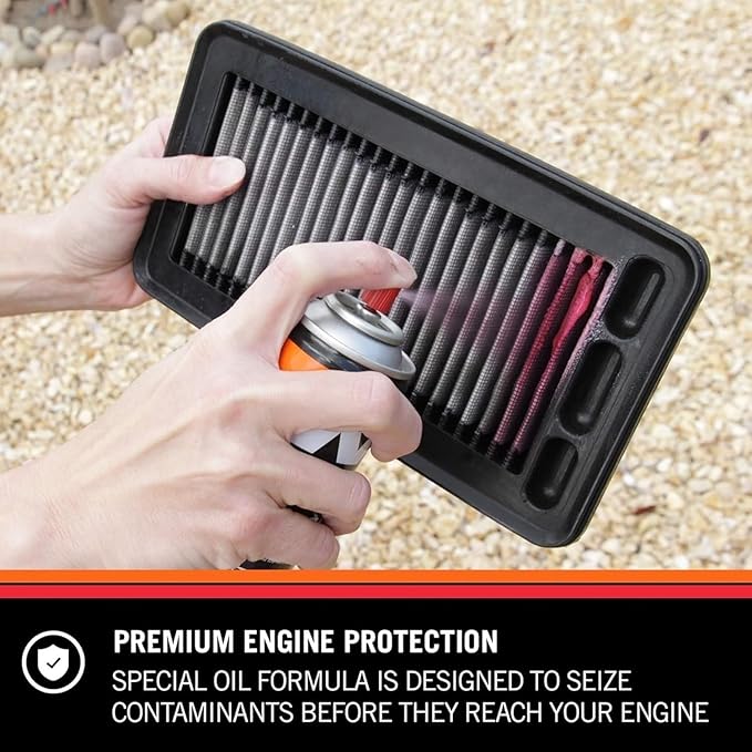 kit limpieza filtros K&N, mantenimiento filtros de aire, power kleen K&N, aceite rojo filtro K&N, restaurar filtro de alto flujo, kit para filtros aceitados, limpieza filtro algodón, desengrasante para filtros, filtro alto rendimiento K&N, flujo de aire filtro, productos K&N originales, cuidado de filtros automotrices