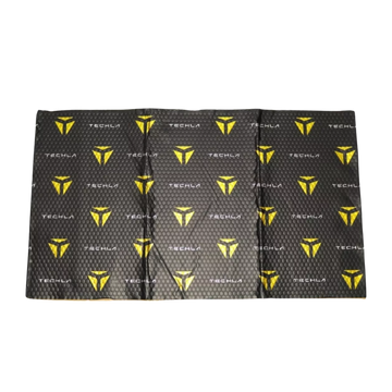 Lámina insonorizante Techla. Reduce ruidos y vibraciones en tu vehículo. Mejora el confort al conducir. Fácil de instalar, resistente y duradera.