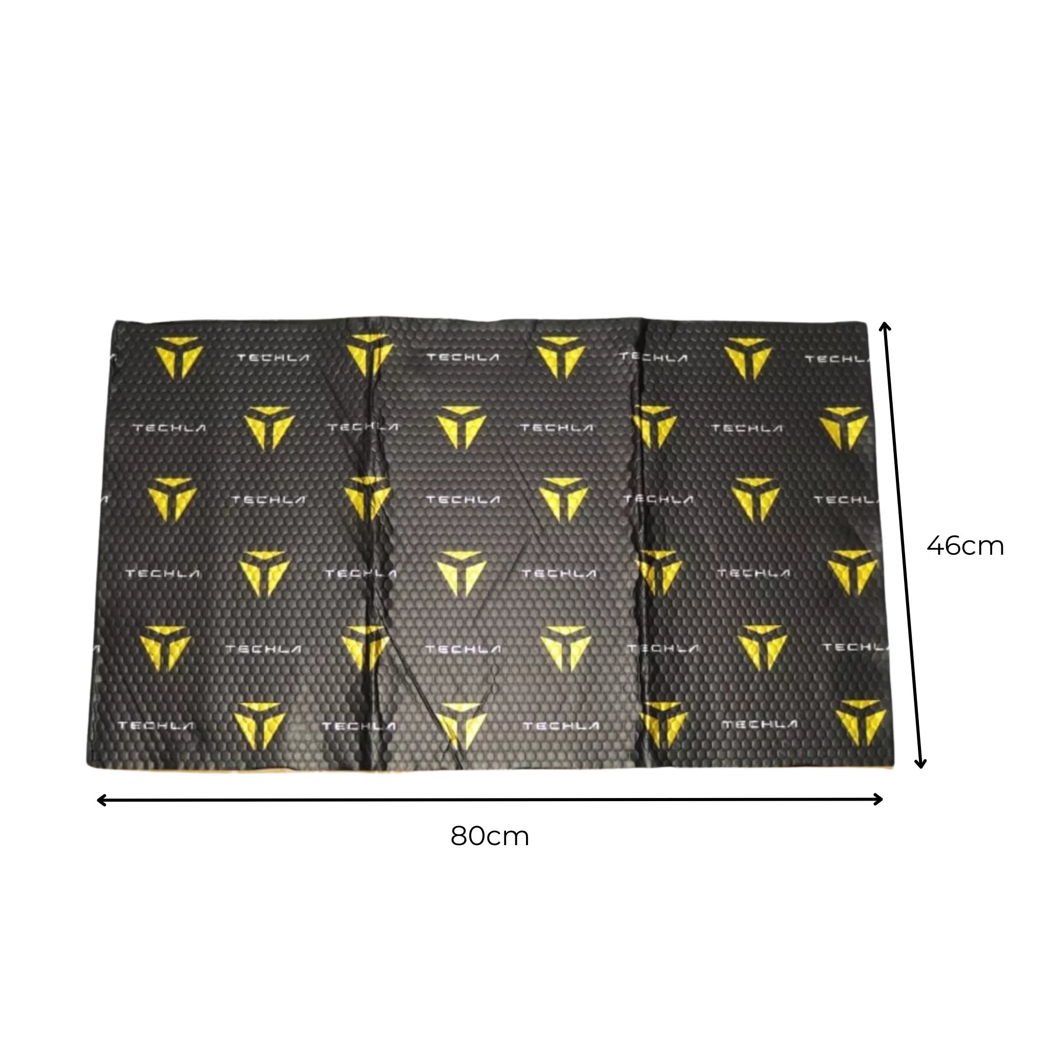 Lámina insonorizante Techla. Reduce ruidos y vibraciones en tu vehículo. Mejora el confort al conducir. Fácil de instalar, resistente y duradera.