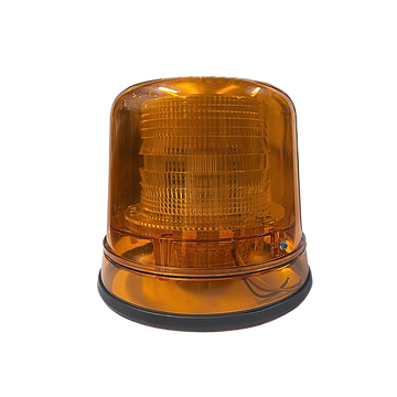 Licuadora ámbar 12–24V, bajo consumo (1A). Alta visibilidad y durabilidad. Ideal para seguridad vial y vehículos de servicio.