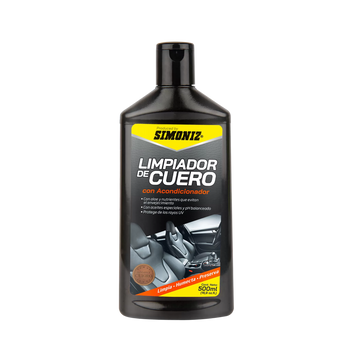 Limpiador de cuero Simoniz para carro en Medellín, ideal para asientos y superficies de cuero automotriz, limpiador de cuero Simoniz limpieza asientos de cuero carro cuidado interior cuero vehículo productos detailing Colombia limpiador tapicería cuero mantenimiento cuero automotriz