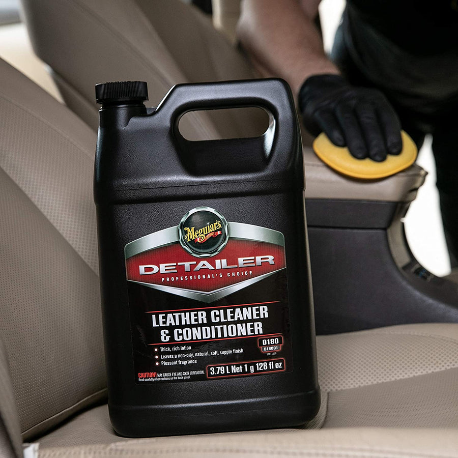 Leather Cleaner & Conditioner, Limpiador y Acondicionador Meguiars D180 meguiars