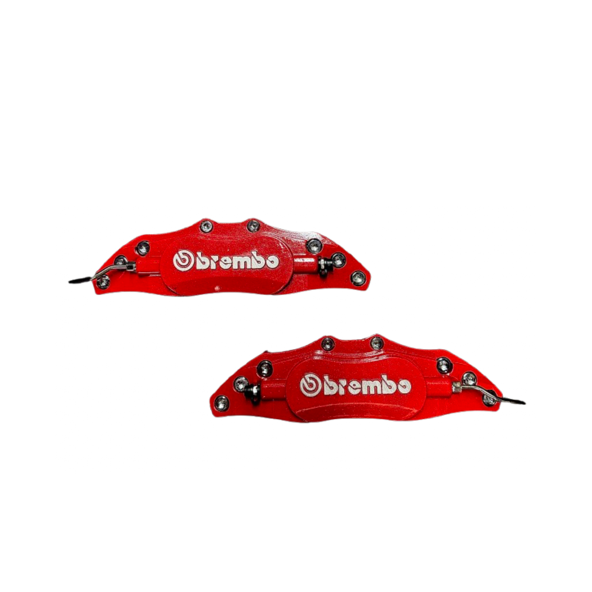 Mordazas Brembo metalicas grandes rojas (par)