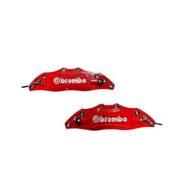 Mordazas Brembo metalicas grandes rojas (par)