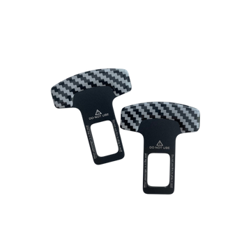 Clip Silenciador De Cinturón Tipo Carbono (paquete X2)