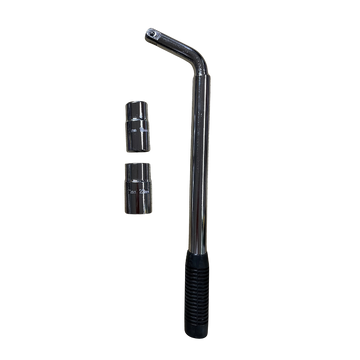 palanca en L para llantas, llave tipo L, llave de rueda doble copa, herramienta cambio llantas, copas 17mm 19mm 21mm 23mm, herramienta automotriz, llave para carro, palanca con doble copa, llave para tuercas de llanta, herramienta de emergencia automotriz, llave cruz tipo L