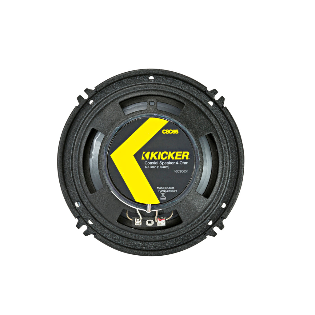 parlantes kicker 6.5, parlantes coaxiales 2 vías, parlante carro kicker cs, sonido carro kicker, parlantes 300W pico, mejora sonido auto, parlantes para vehículo, kicker cs series 6.5