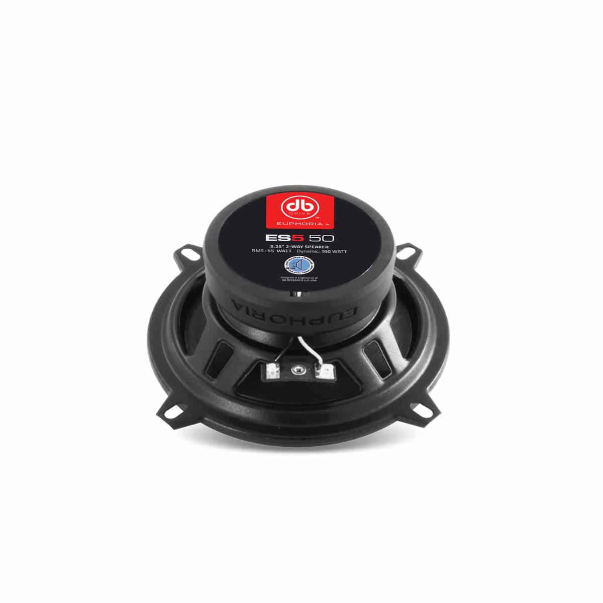 euphoria es550, parlantes 150w auto, 5.25 pulgadas parlante, parlante alta fidelidad, domo pei, cono polipropileno, sonido envolvente carro

