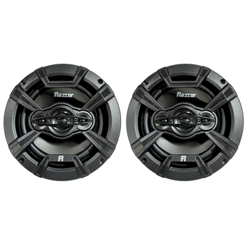 parlantes razzor,parlantes 6 pulgadas,razor 350w,parlantes carro 4 vías,audio para auto,parlantes potentes,parlantes rz60,razor parlantes 6",parlantes 70w rms
