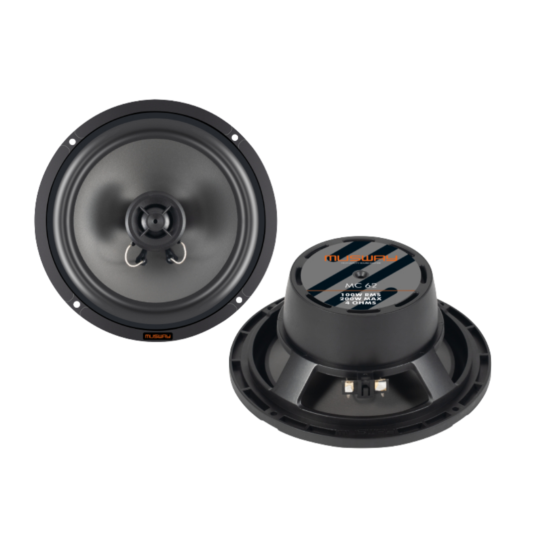 parlantes musway 6.5, parlantes 100w rms auto, coaxial 2 vías musway, parlantes carro alta fidelidad, tweeter seda, instalación parlantes auto
