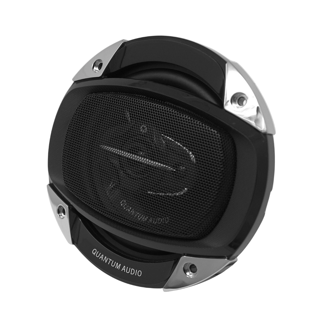 parlantes quantum 5.25, bocinas 140w carro, parlantes 3 vías auto, sonido carro potente, parlantes QRS50, audio vehicular, instalación parlantes 5 pulgadas, parlantes polipropileno