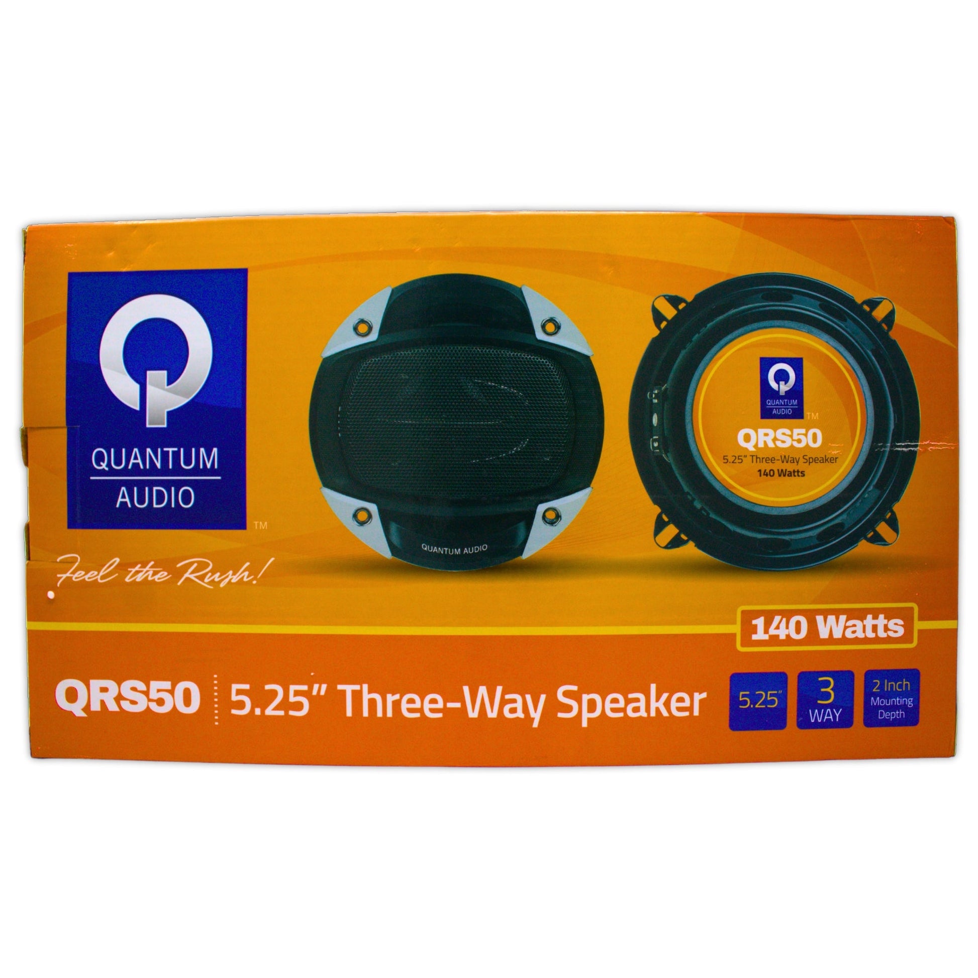 parlantes quantum 5.25, bocinas 140w carro, parlantes 3 vías auto, sonido carro potente, parlantes QRS50, audio vehicular, instalación parlantes 5 pulgadas, parlantes polipropileno