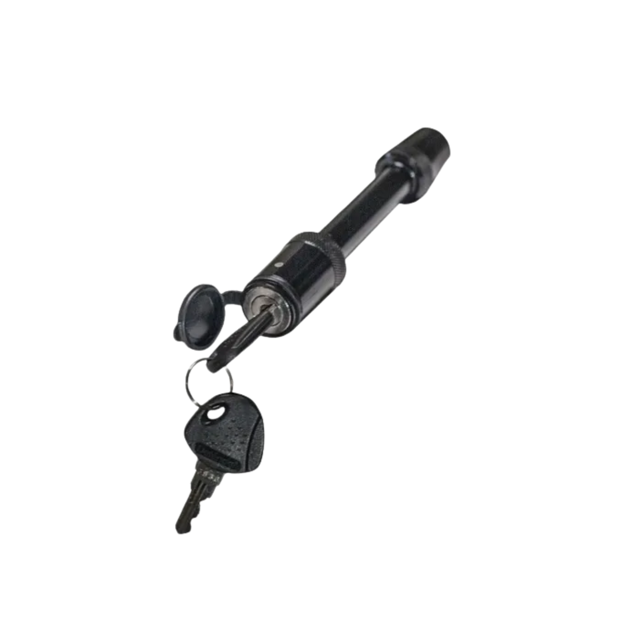 Pasador para tráiler Defender con llave. Asegura tu lengüeta y bola de remolque. Alta resistencia, sistema antirrobo y fácil de usar. Ideal para vehículos.
