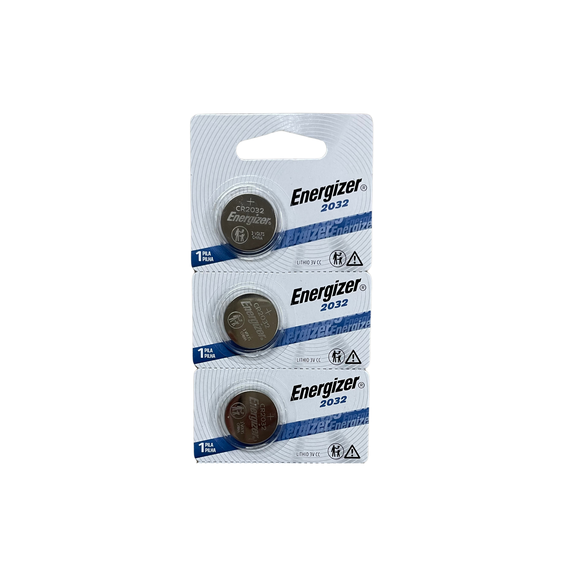 Batería Energizer 2032 de larga duración. Funciona en temperaturas extremas, mantiene carga hasta 8 años y es ideal para dispositivos electrónicos.