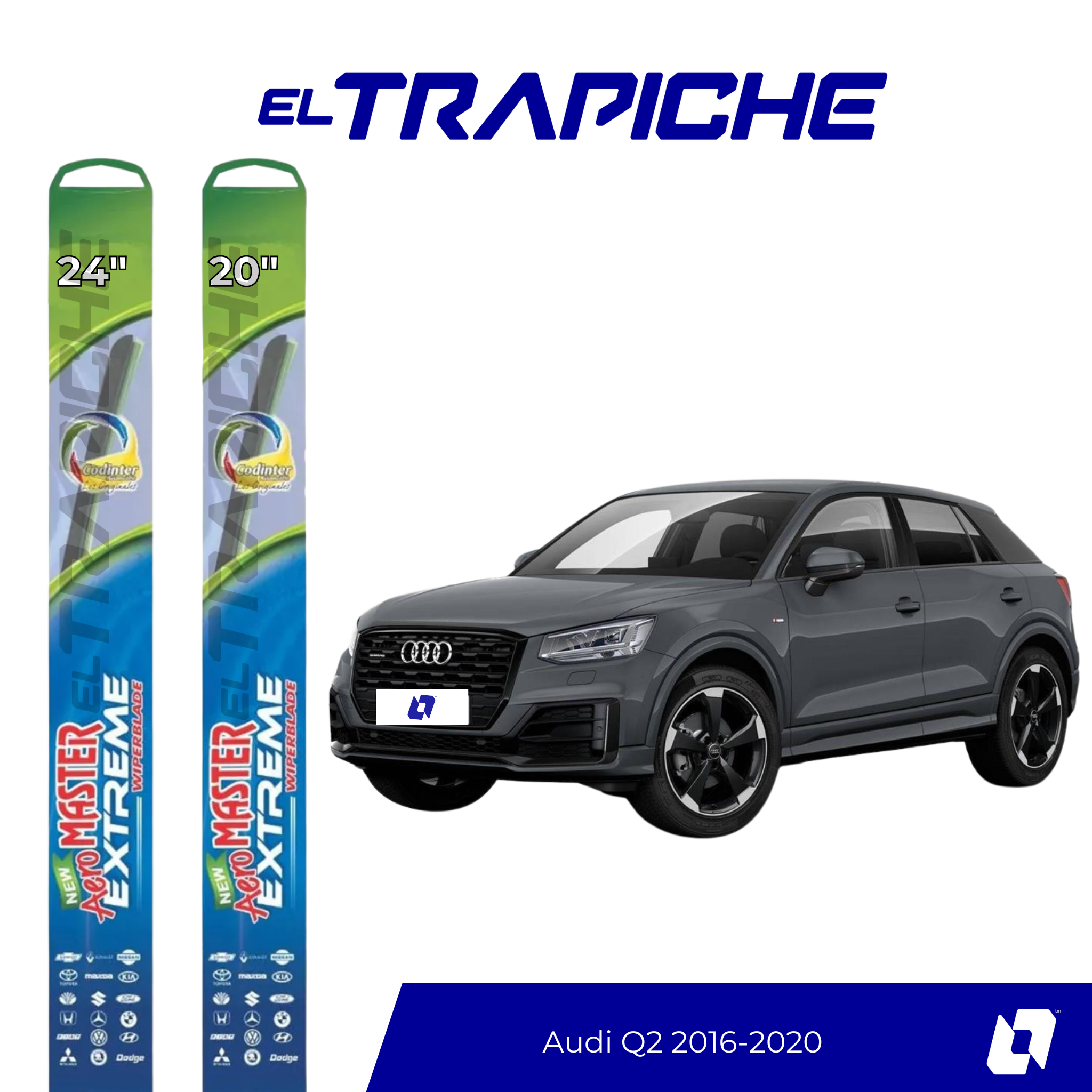 Limpiaparabrisas Audi Q2 2016-2020 AeroMaster Extreme