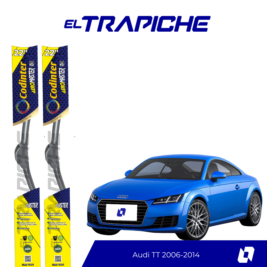 Plumillas de equipamiento Codinter original con acero inoxidable y caucho con silicona para un barrido claro y silencioso. Flexibles, duraderas y alta calidad.