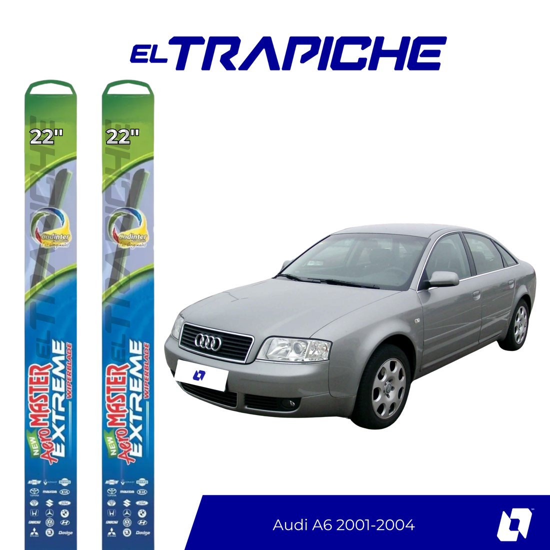 Plumillas Audi A6 2001, 2002,2003,2004