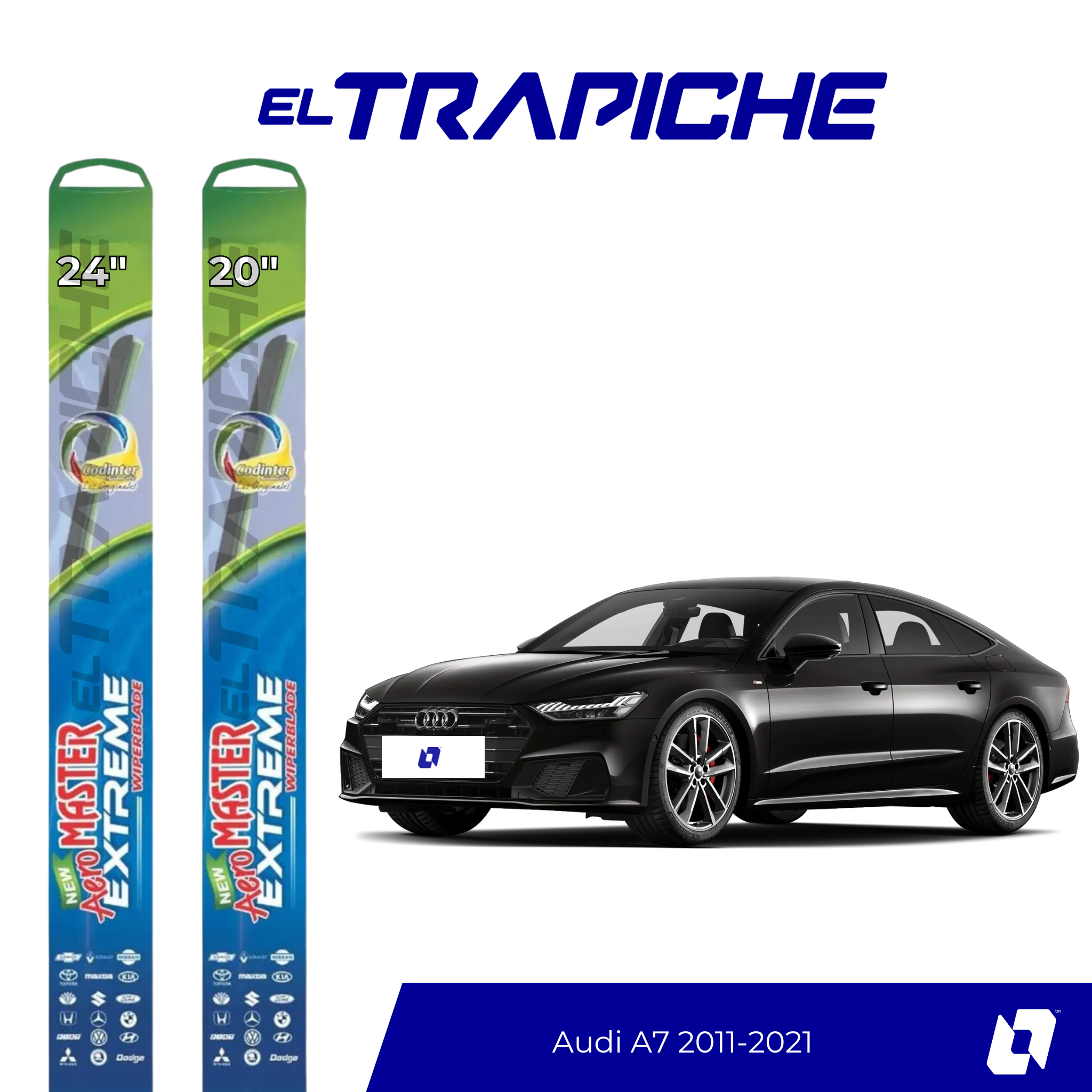 Plumillas Audi A7 2011,2012,2013,2014,2015,2016,2017,2018,2019,2020,2021