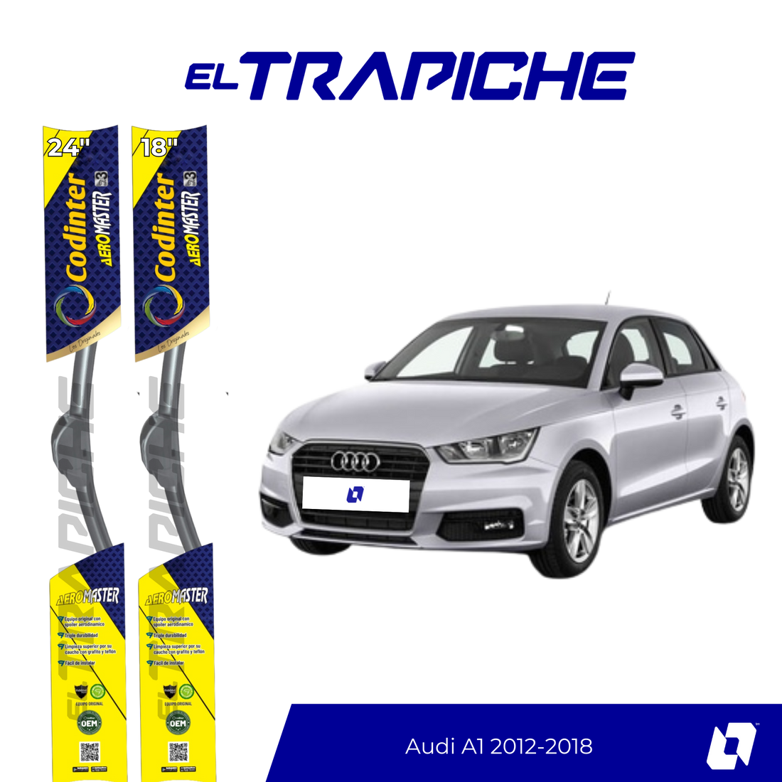 Plumillas Audi A1 2012-2018