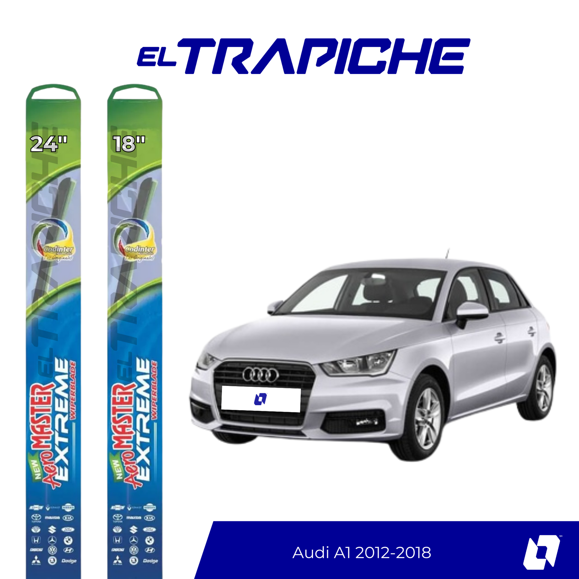 Plumillas Audi A1 2012-2018