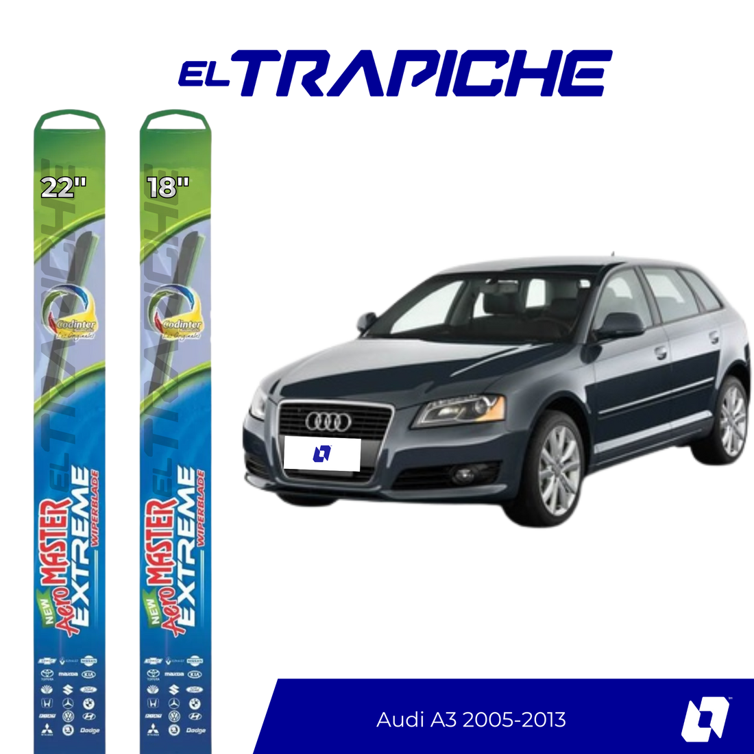 Plumillas Audi A3 2005-2013
