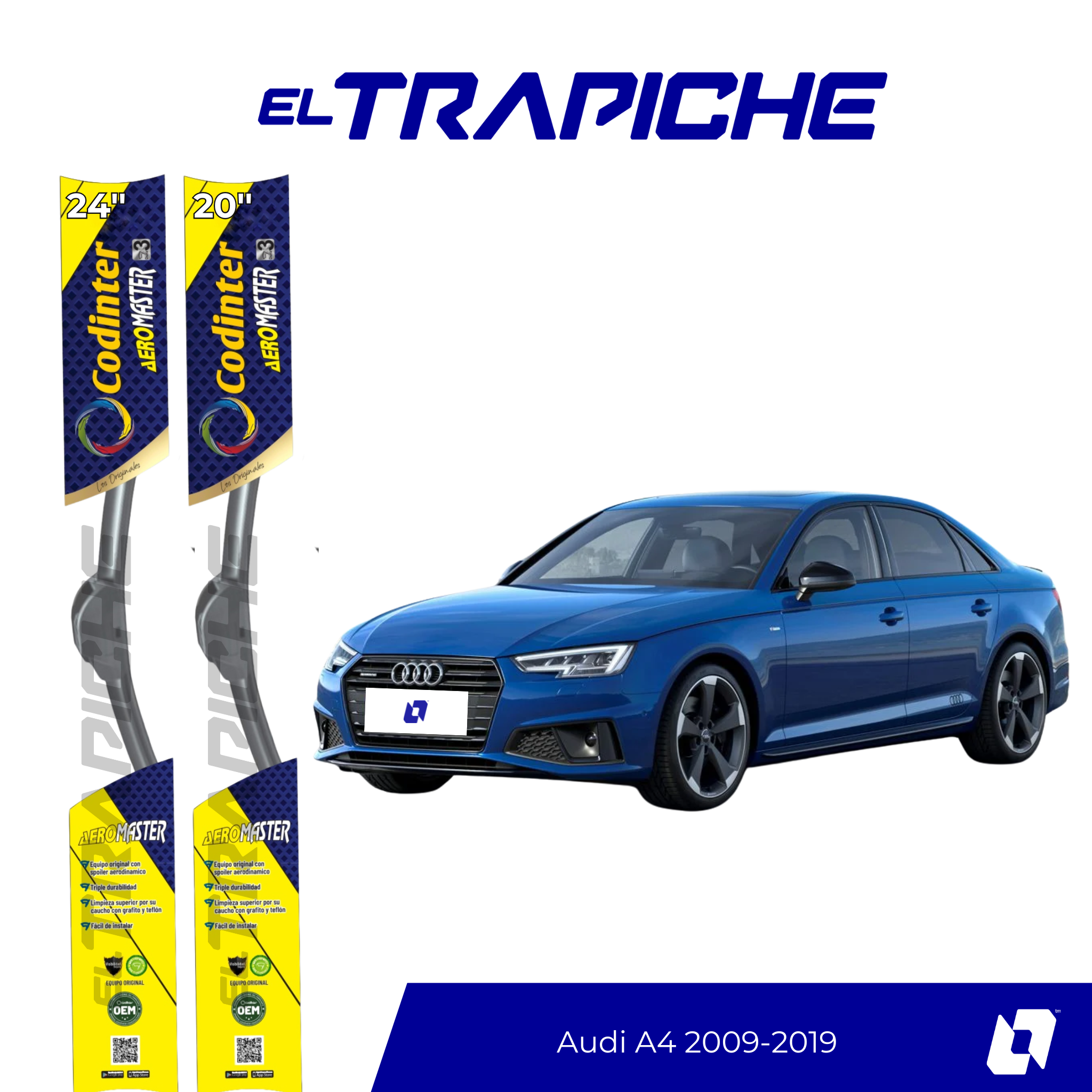 Plumillas Audi A4 2009-2019