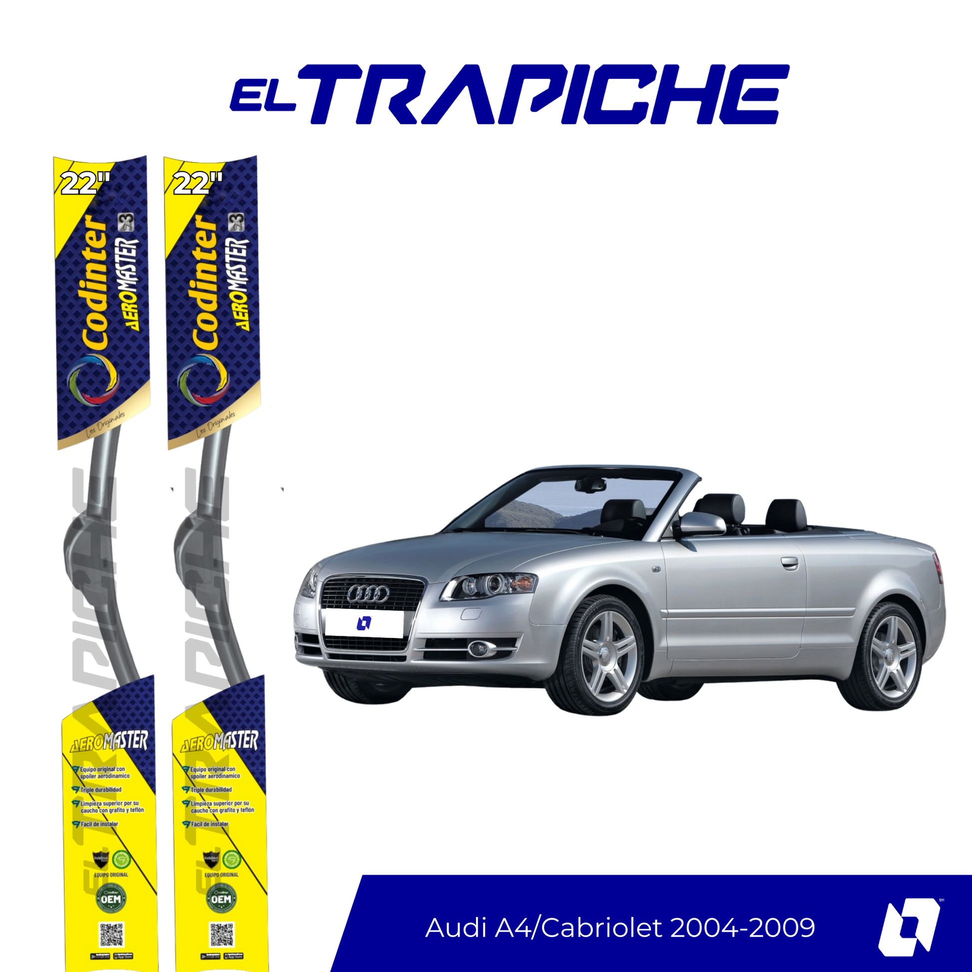 Plumillas Audi A4 2004-2009