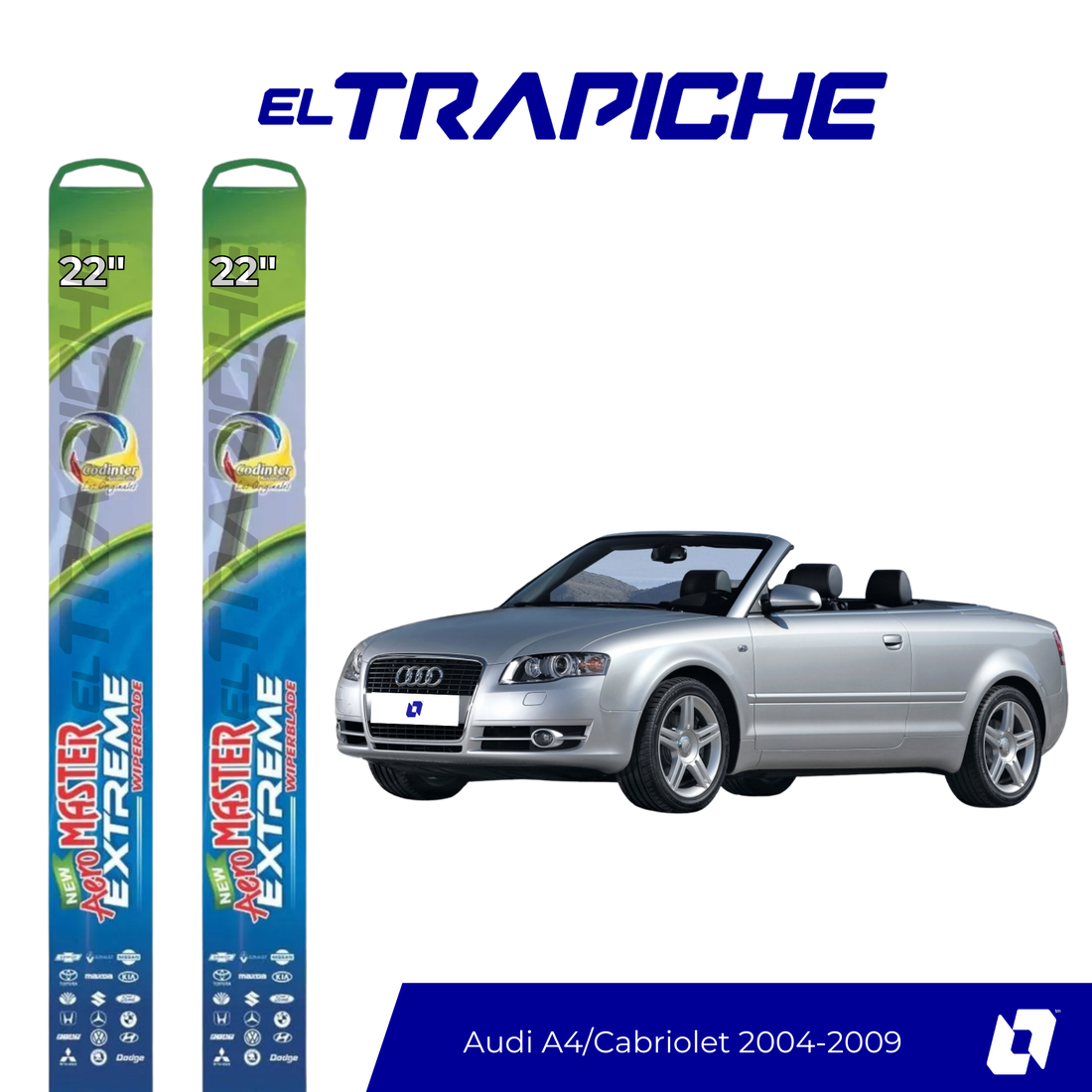 Plumillas Audi A4/Cabriolet 2004-2009