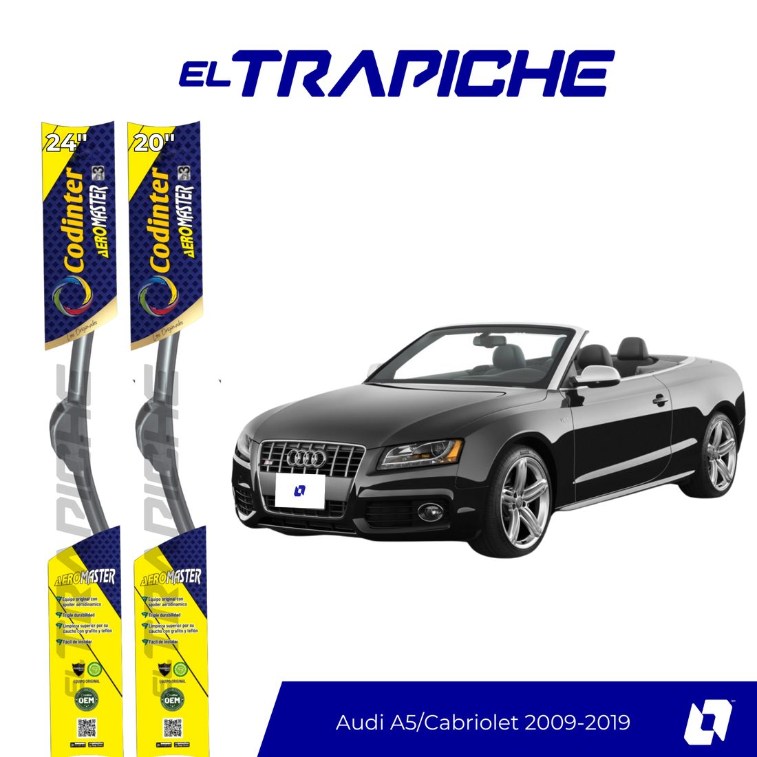 Plumillas Audi A5/Cabriolet 2009-2019