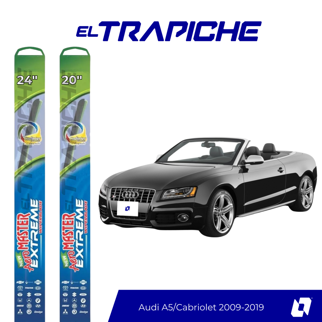 Plumillas Audi A5/Cabriolet 2009-2019