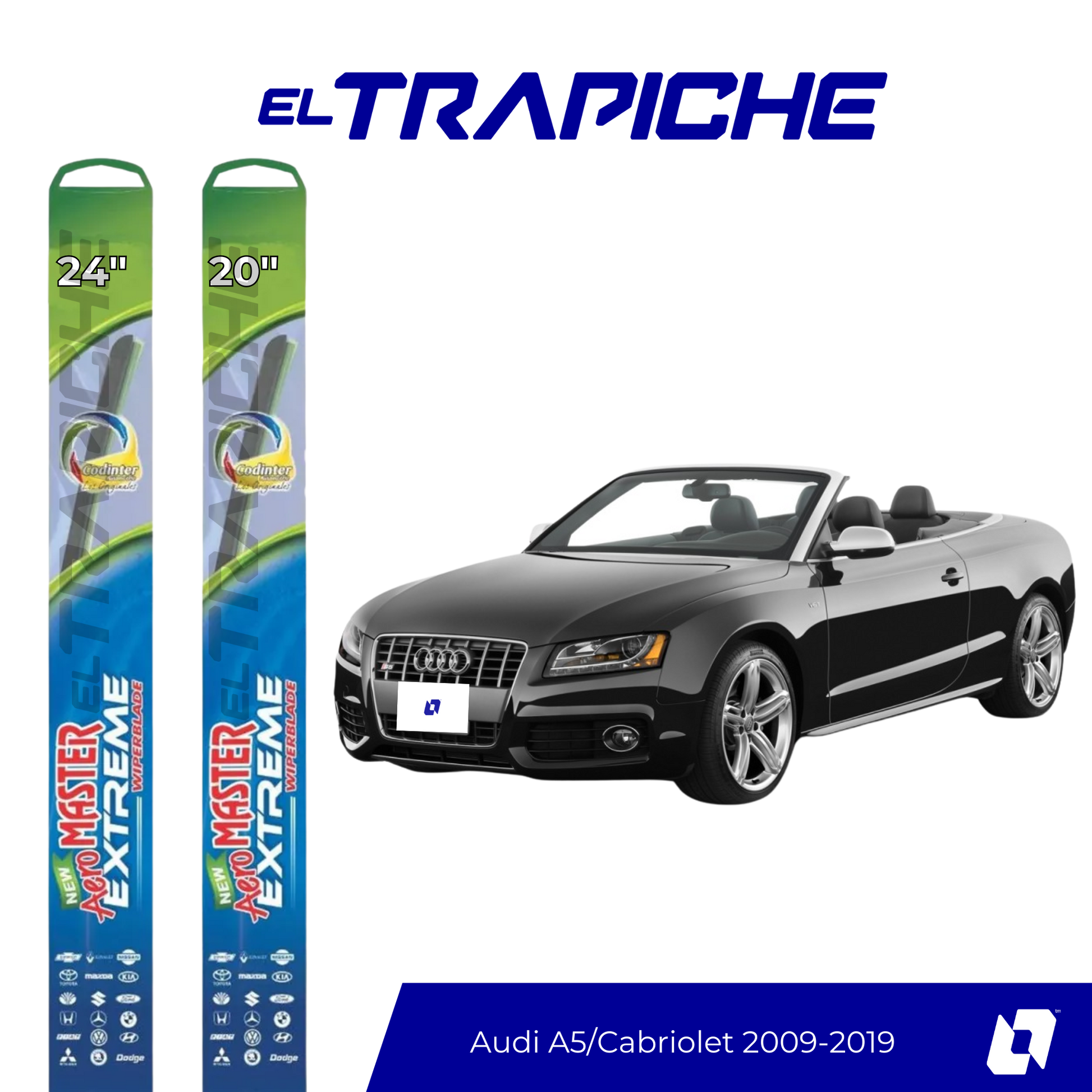 Plumillas Audi A5/Cabriolet 2009-2019