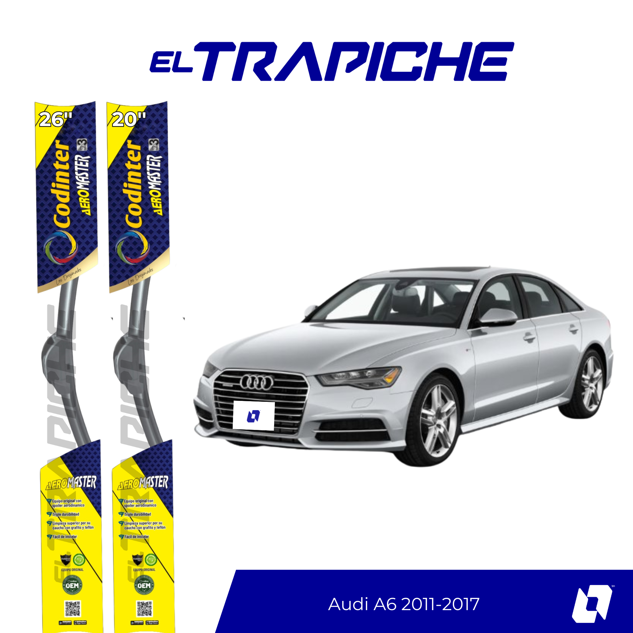 Plumillas Audi A6 2011-2017