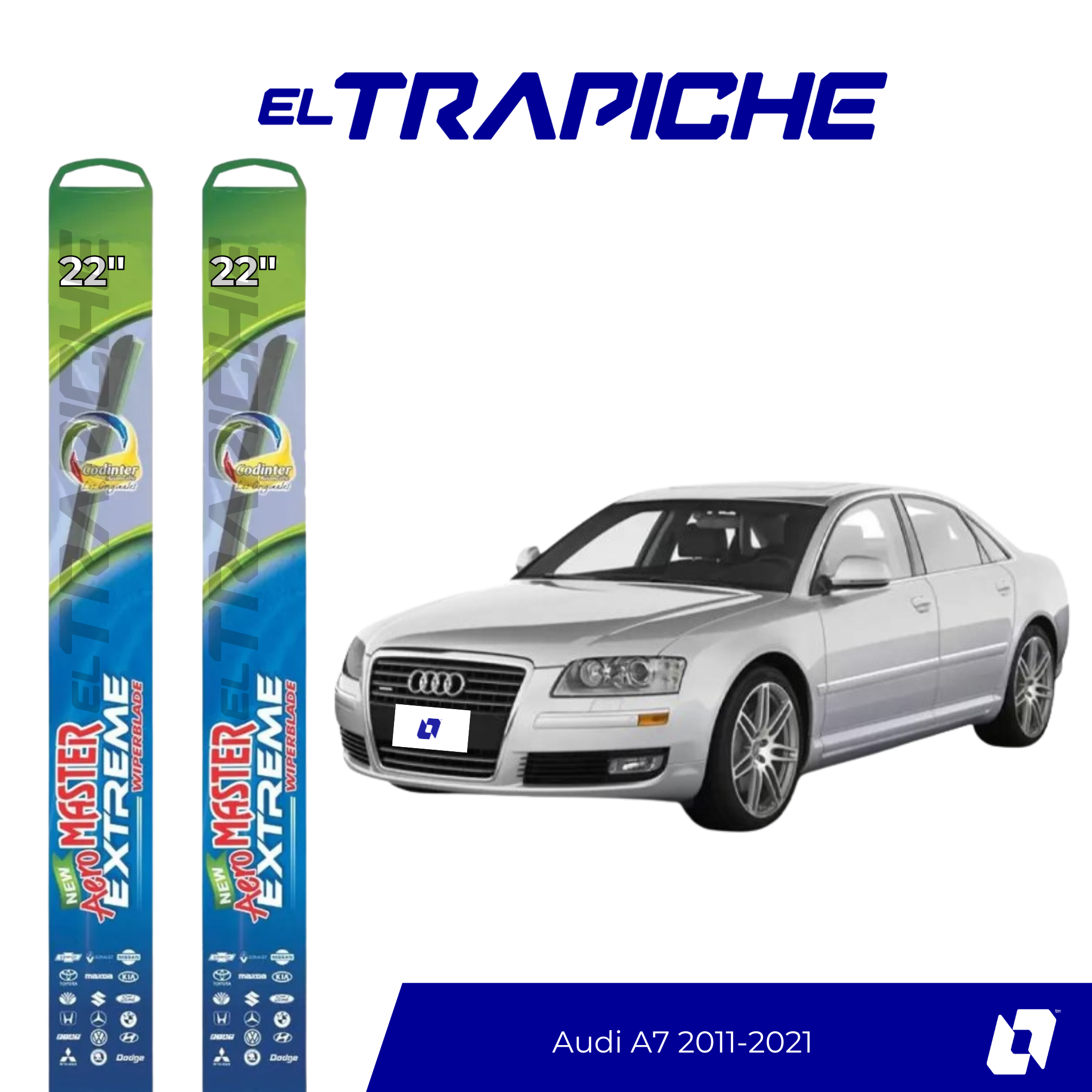 Limpiaparabrisas Audi A8 2004-2010 AeroMaster Extreme