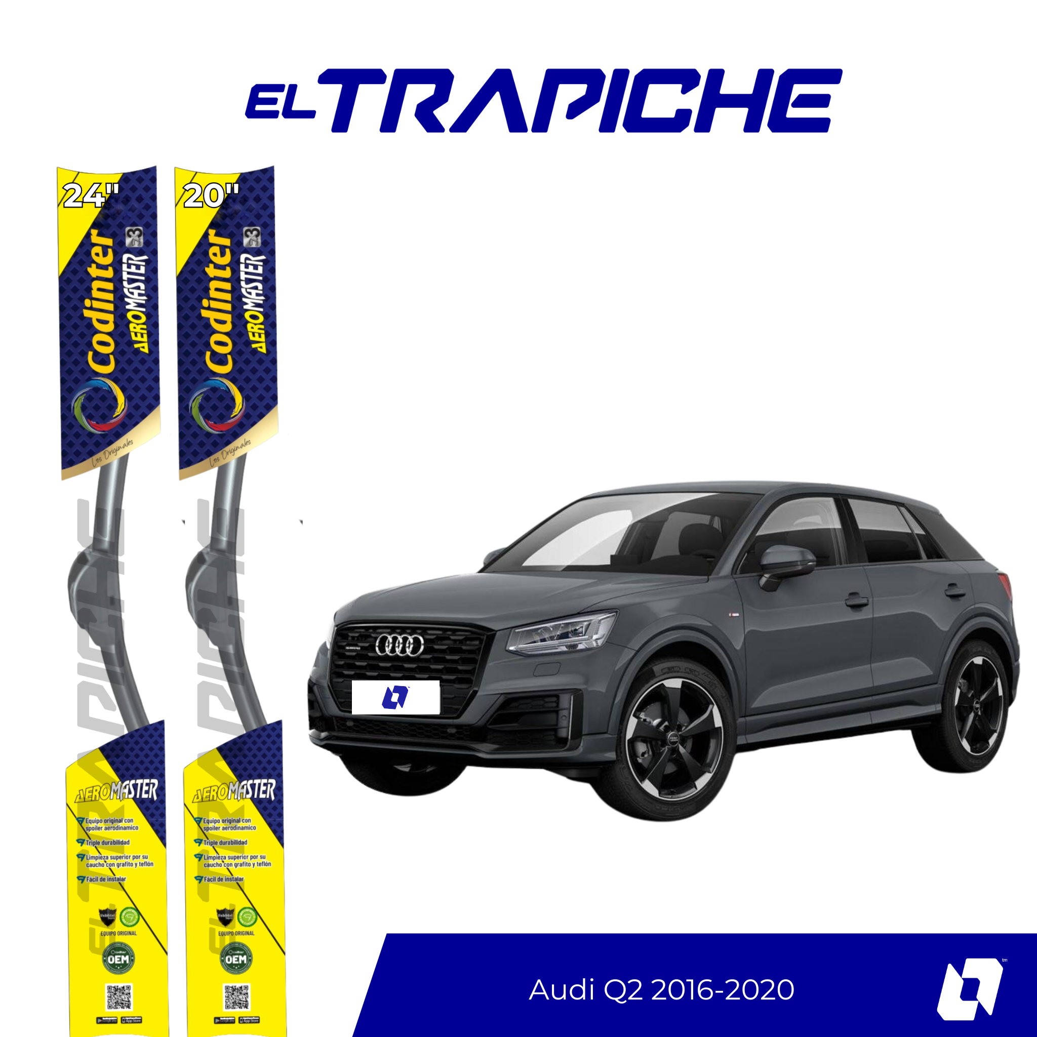 Limpiaparabrisas Audi Q2 2016-2020 AeroMaster