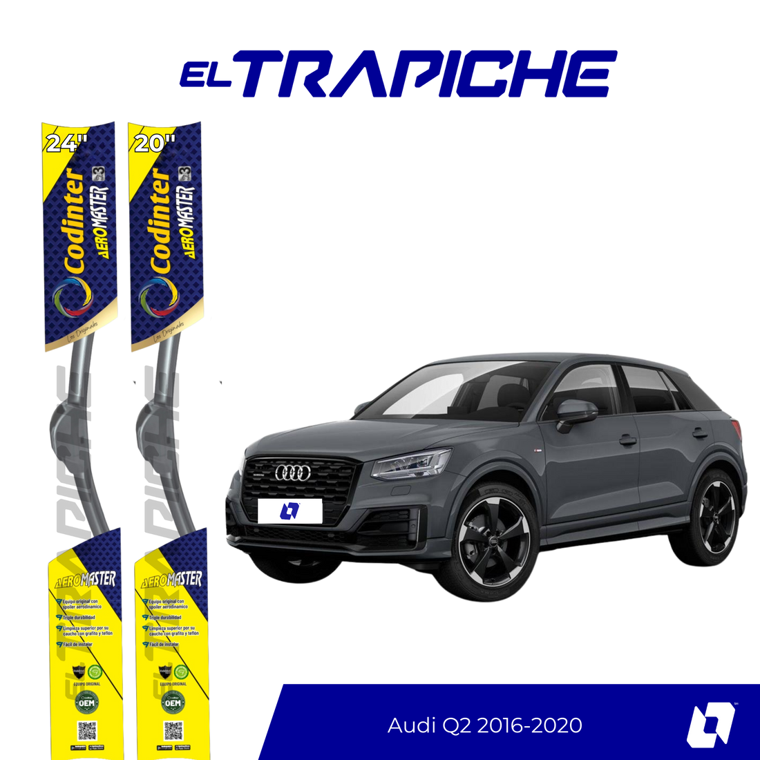Limpiaparabrisas Audi Q2 2016-2020 AeroMaster