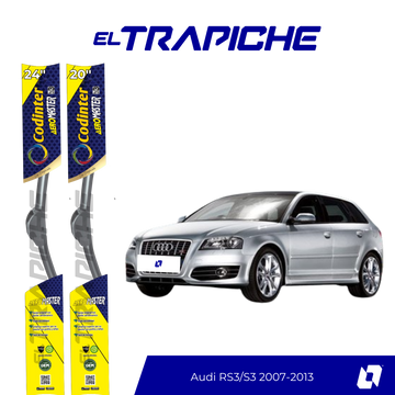 Plumillas de equipamiento Codinter original con acero inoxidable y caucho con silicona para un barrido claro y silencioso. Flexibles, duraderas y de alta calidad.