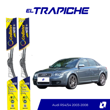 Plumillas de equipamiento Codinter original con acero inoxidable y caucho con silicona para un barrido claro y silencioso. Flexibles, duraderas y de alta calidad.