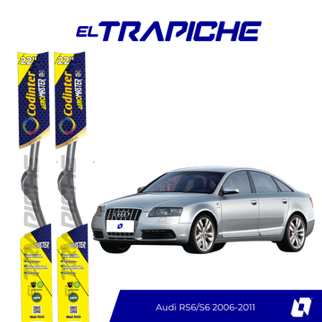 Plumillas de equipamiento Codinter original con acero inoxidable y caucho con silicona para un barrido claro y silencioso. Flexibles, duraderas y alta calidad.