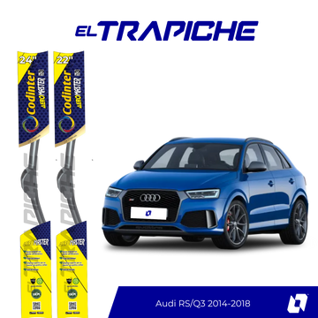 Plumillas de equipamiento Codinter original con acero inoxidable y caucho con silicona para un barrido claro y silencioso. Flexibles, duraderas y de alta calidad.