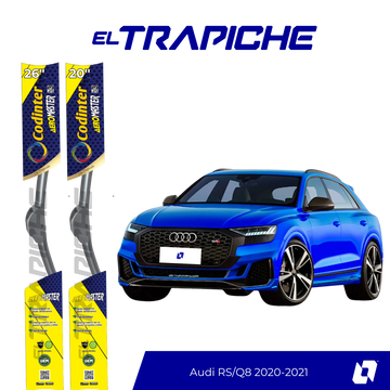 Plumillas de equipamiento Codinter original con acero inoxidable y caucho con silicona para un barrido claro y silencioso. Flexibles, duraderas y de alta calidad.