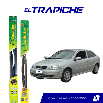 Limpiaparabrisas Chevrolet Astra 2000-2007 Metálicas Codinter
