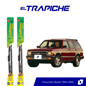 Limpiaparabrisas Chevrolet Blazer 1994-1995 Metálicas Codinter