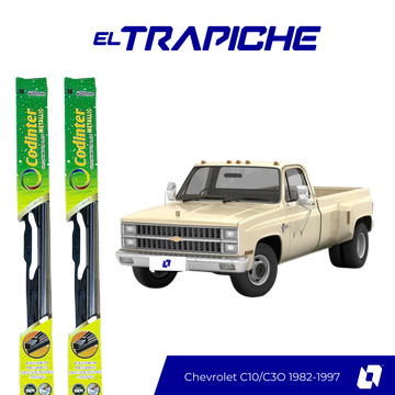 Limpiaparabrisas Chevrolet C10/C3O 1982-1997 Metálicas Codinter
