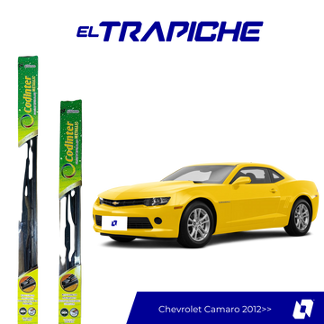 Limpiaparabrisas Chevrolet Camaro 2012 en adelante Metálicas Codinter
